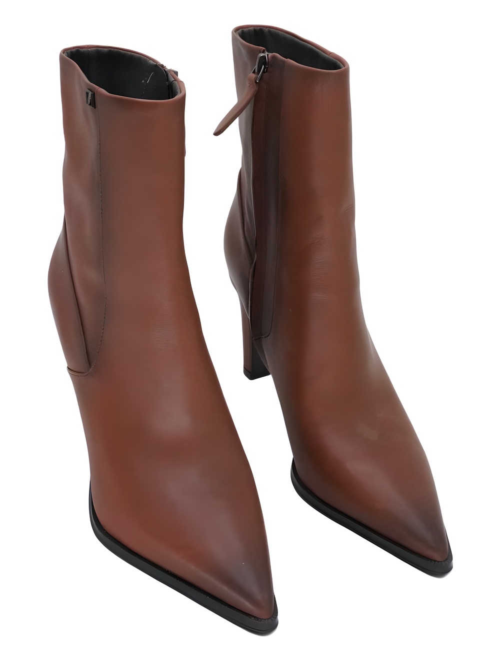 Franco Sarto Appia Dress Booties Saddle Brown Size 8.5M